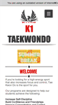 Mobile Screenshot of k1taekwondo.com